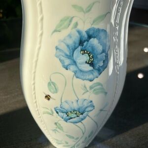 Lenox Blue and White Floral Decor Accent